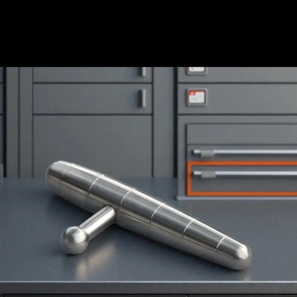 Heavy Duty Metal 9.9 oz. Hand Punch Massage Roll DIY Belt Buckle Window Breaker